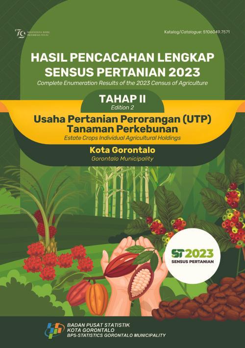 Complete Enumeration Results of the 2023 Census of Agriculture - Edition 2 Estate Crops Individual Agriculture Holdings Gorontalo Municipality