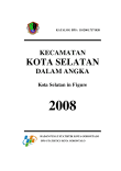 Kecamatan Kota Selatan Dalam Angka 2008