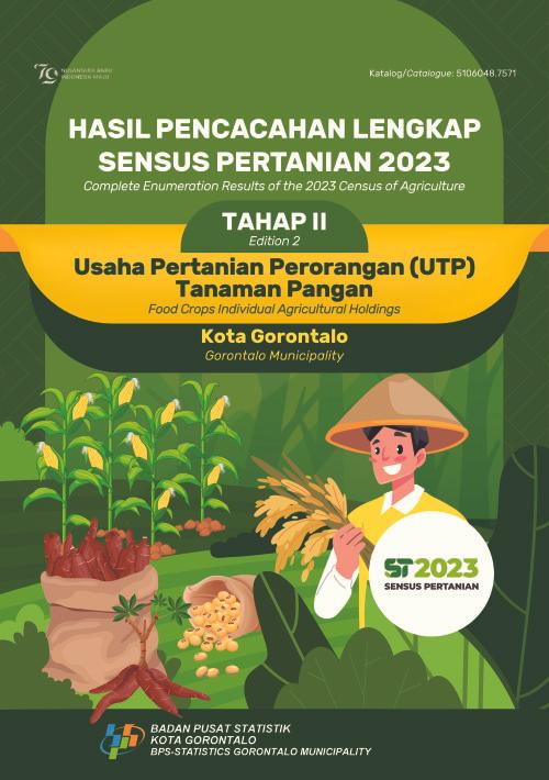 Hasil Pencacahan Lengkap Sensus Pertanian 2023 - Tahap II: Usaha Pertanian Perorangan (UTP) Tanaman Pangan BPS Kota Gorontalo