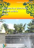 Kecamatan Sipatana Dalam Angka 2015