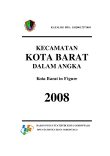 Kecamatan Kota Barat Dalam Angka 2008