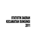 Statistik Daerah Kecamatan Dungingi 2011