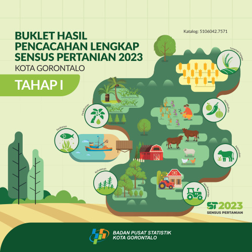 Buklet Hasil Pencacahan Lengkap Sensus Pertanian 2023 - Tahap I Kota Gorontalo